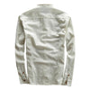 Long Sleeve Mandarin Collar Cotton Shirt